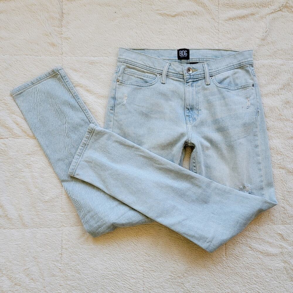 BDG Mens 30x32 Distressed Skinny Stretch Jeans